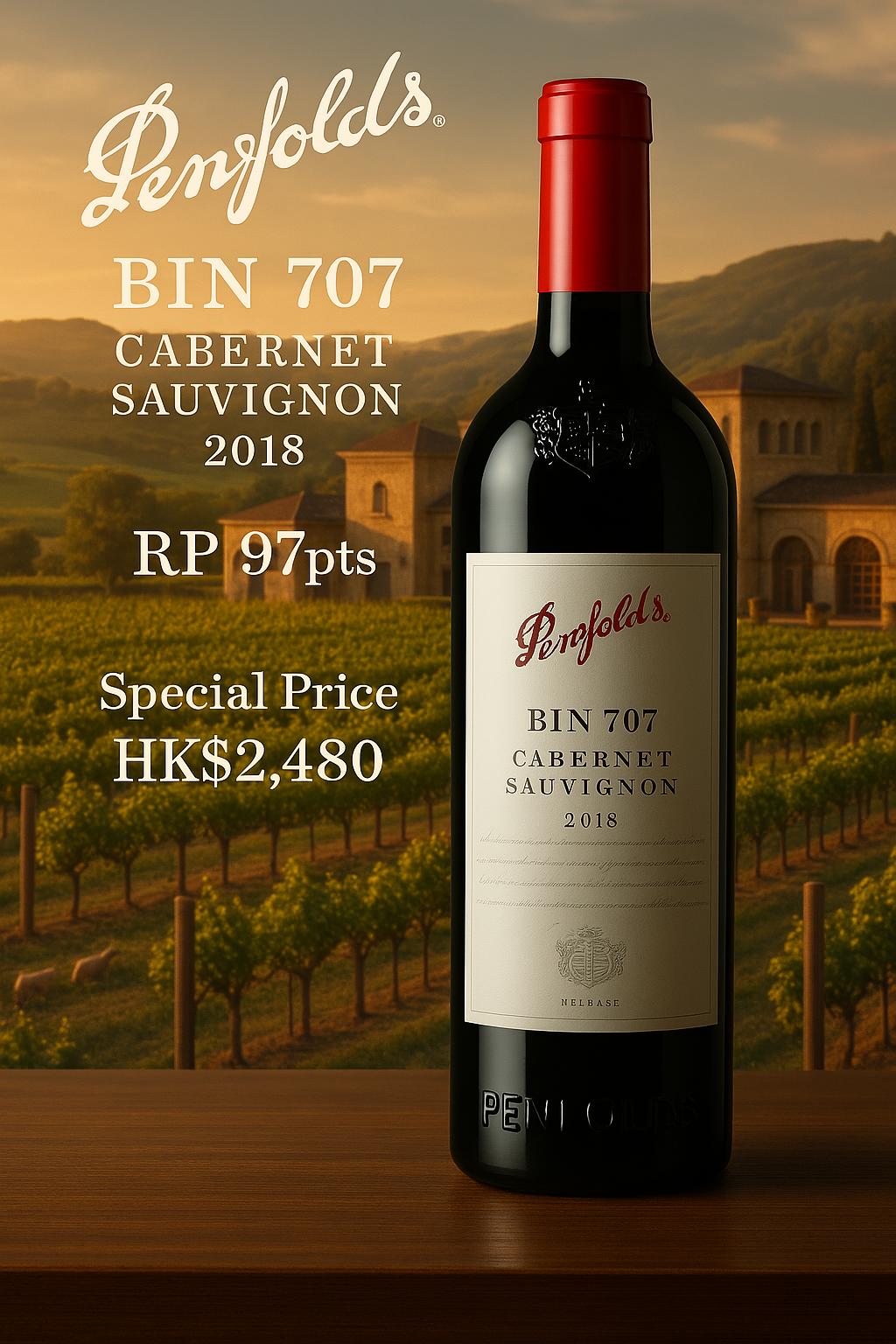 Penfolds Bin 707 Cabernet Sauvignon 2018