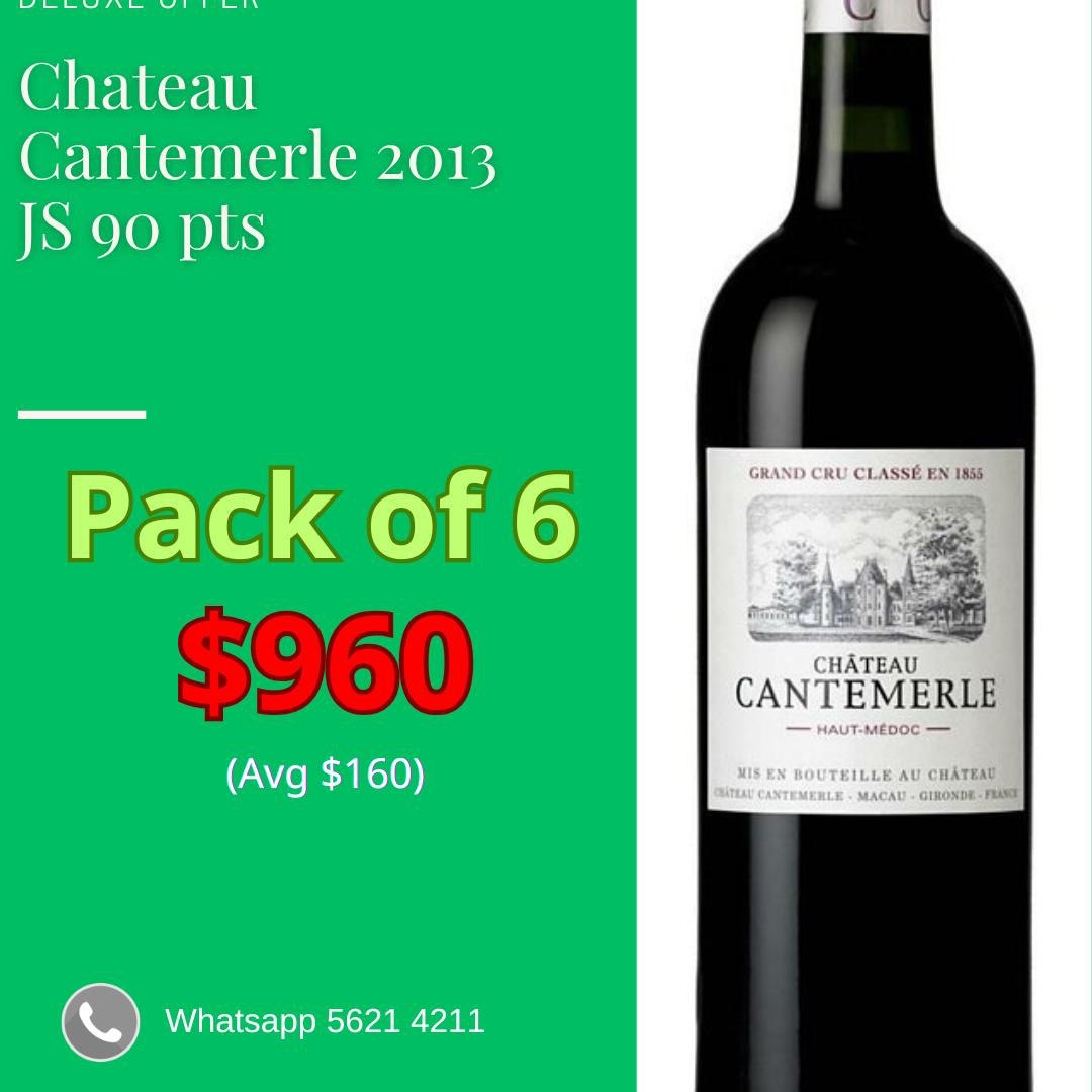 Chateau Cantemerle 2013 Pack of 6 Bottles