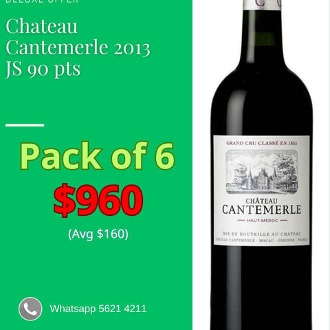Chateau Cantemerle 2013 Pack of 6 Bottles