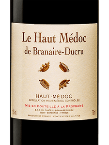 Haut Medoc de Branaire Ducru Haut-Medoc 2016